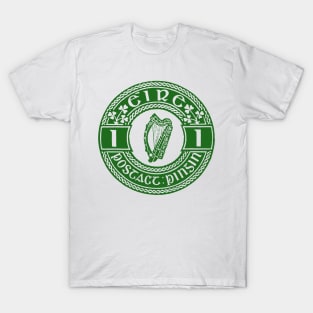 Vintage Eire 1 Pence Postage Stamp T-Shirt